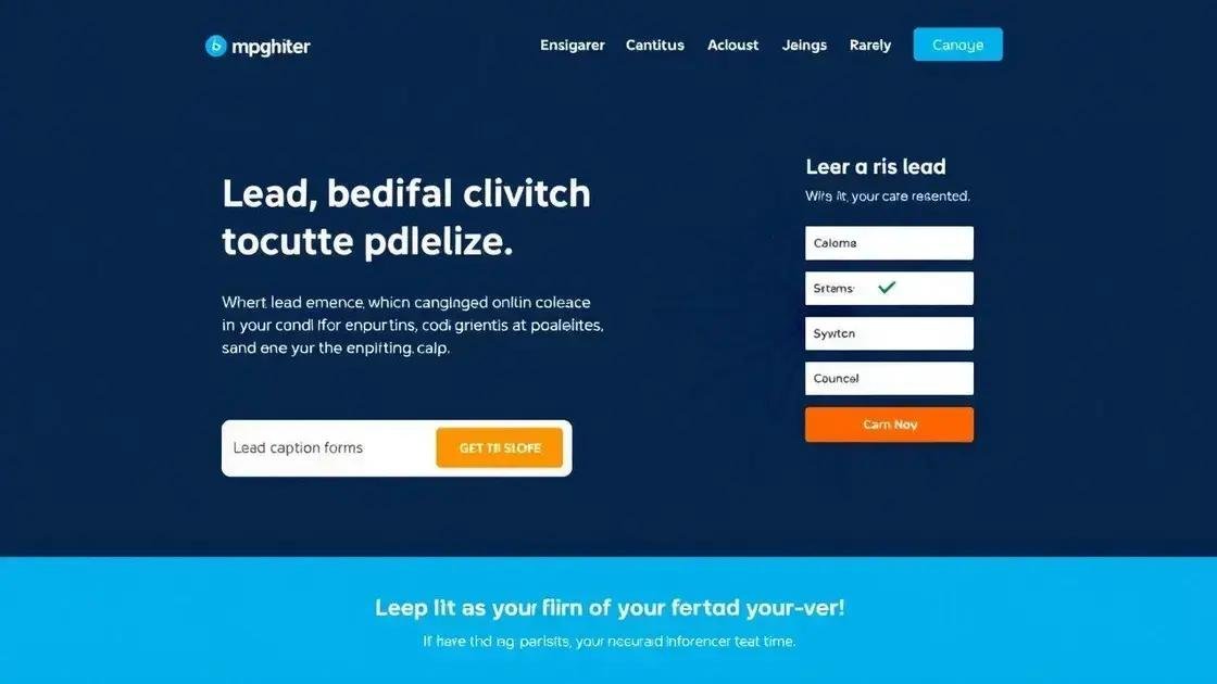 Página de captura: como transformar visitantes em leads valiosos